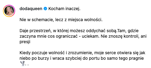 Doda o miłości