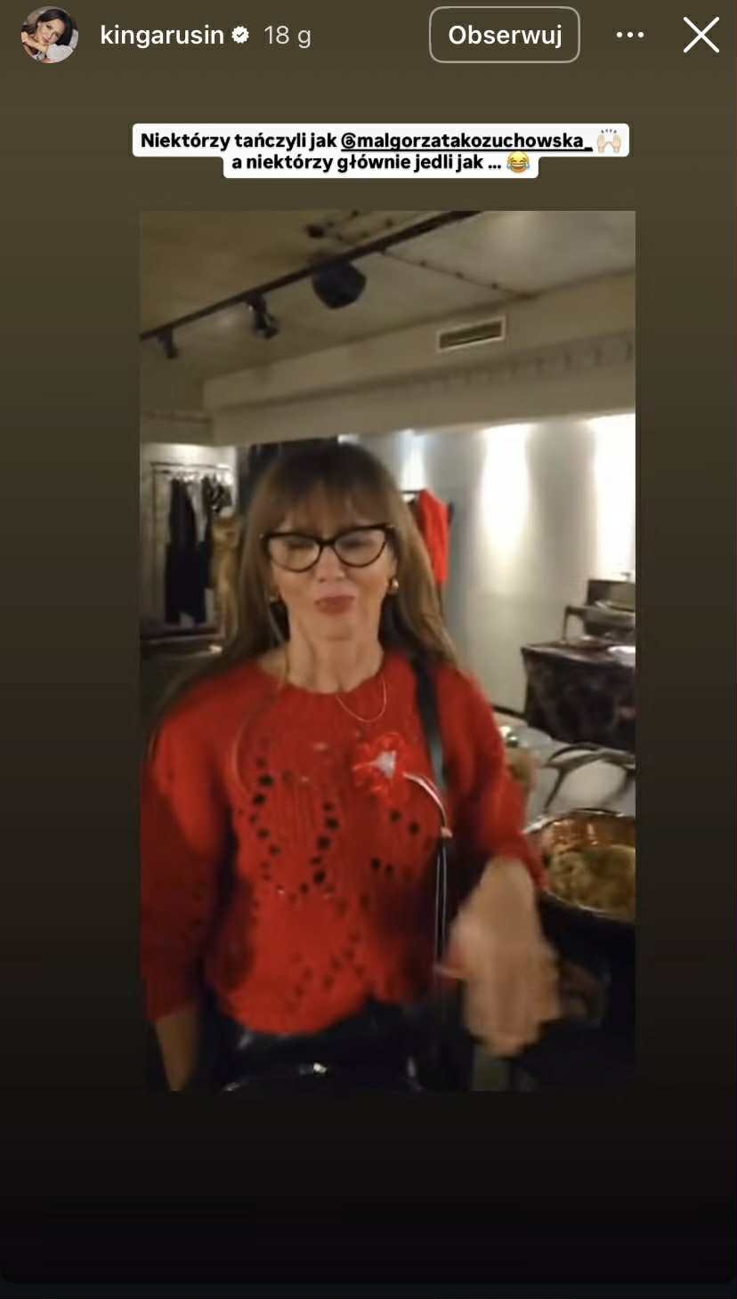 Kinga Rusin u Gosi Baczyńskiej