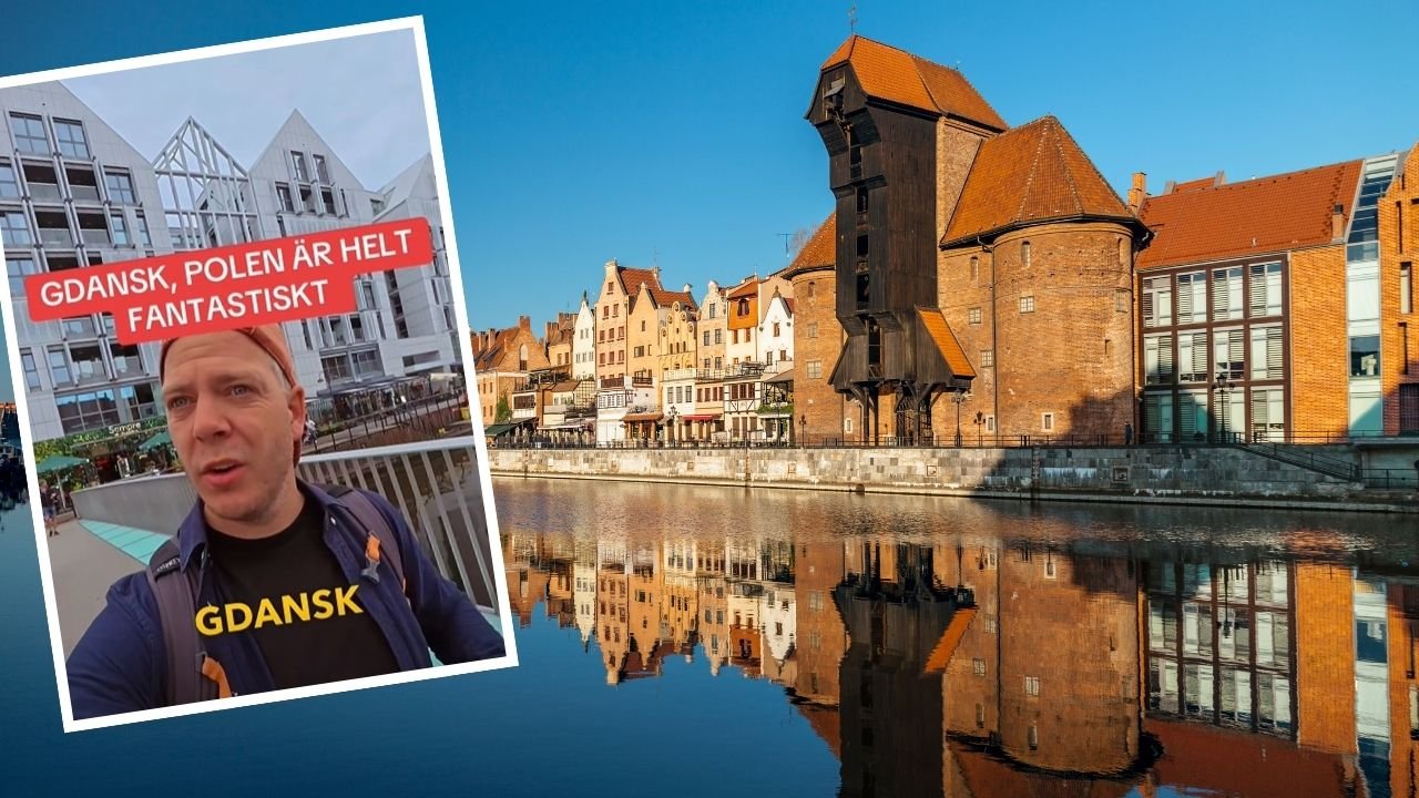 Podróżnik szwedzki footloose passport w Gdańsku