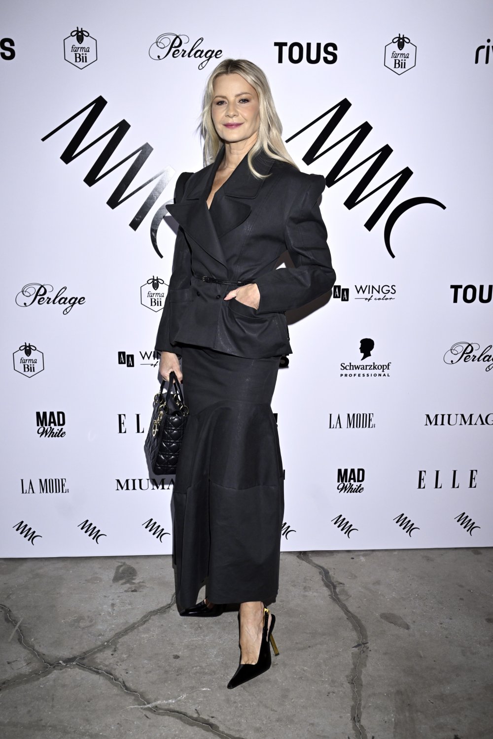 Małgorzata Kożuchowska w czerni