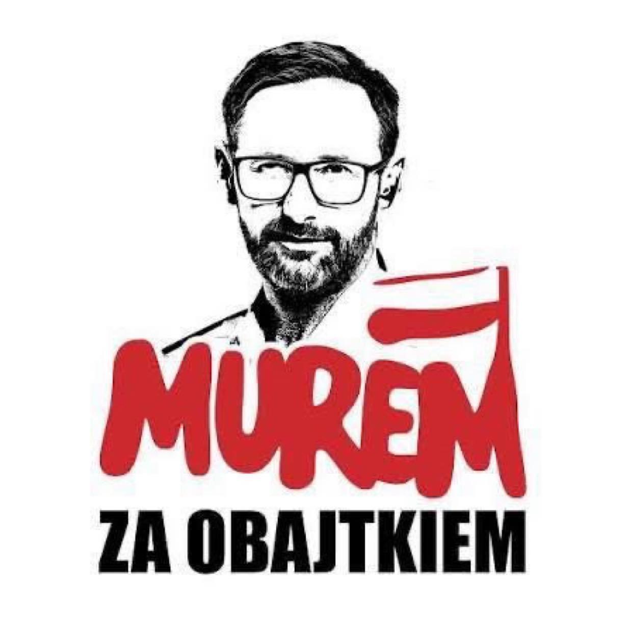 Marsz Murem za Obajtkiem grafika