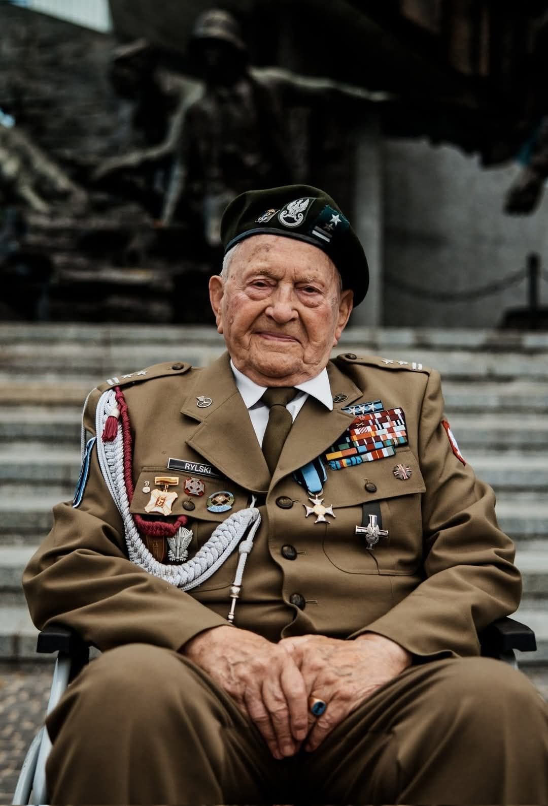 Ppłk Zbigniew Ryslki ps. Brzoza w mundurze