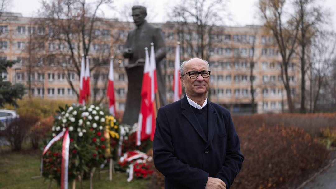 Wodziemirz Czarzasty w czasie uroczystości