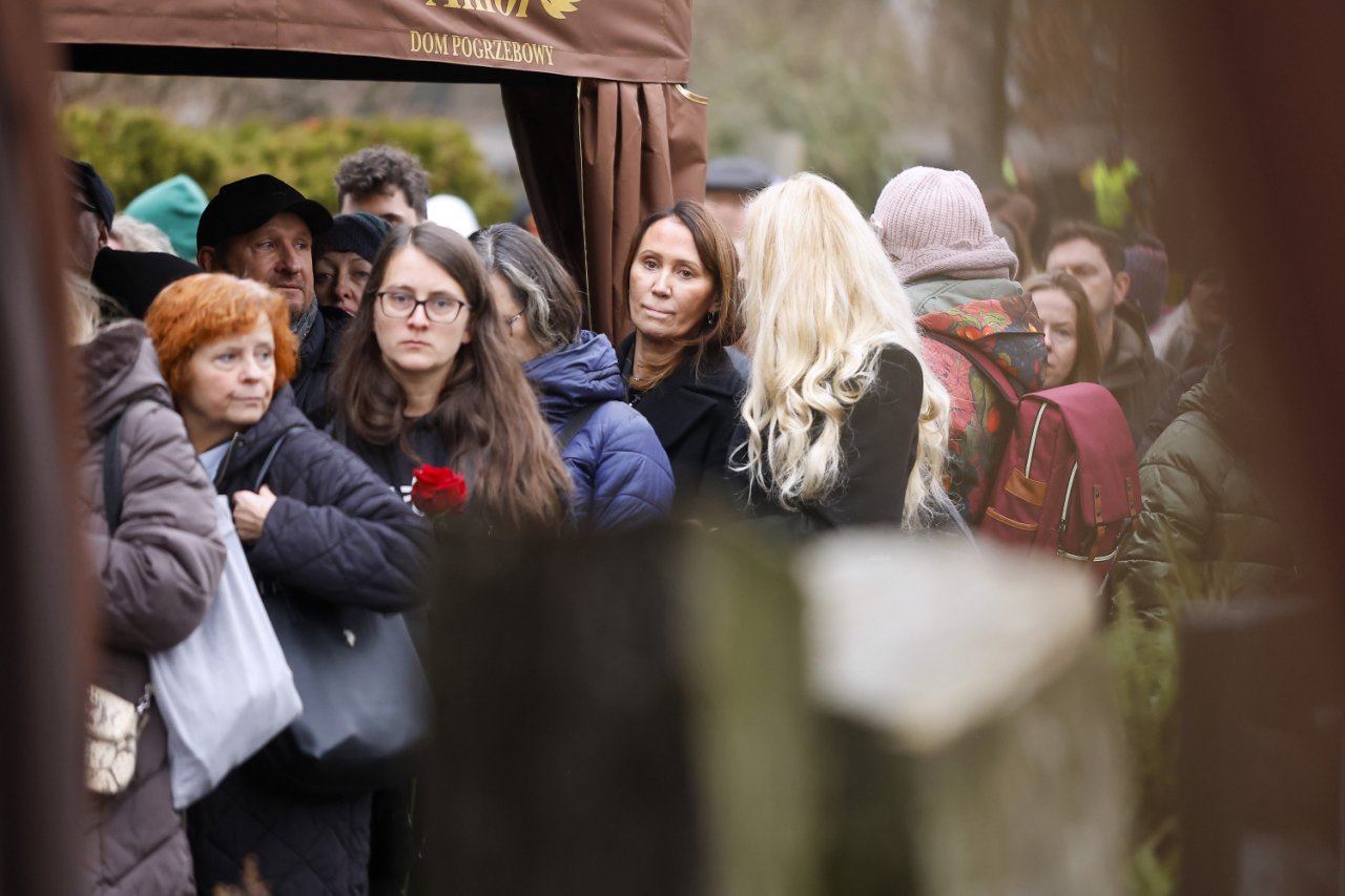 Anna Nowak Ibisz na pogrzebie Agnieszki Maciąg
