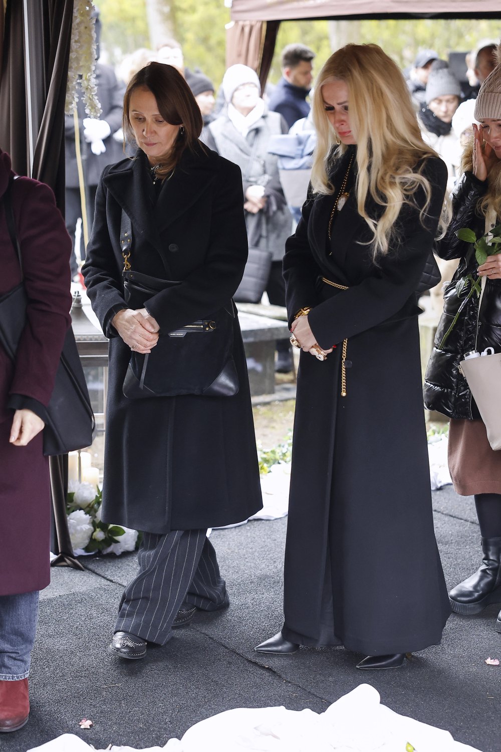 Anna Nowak Ibisz na pogrzebie Agnieszki Maciąg