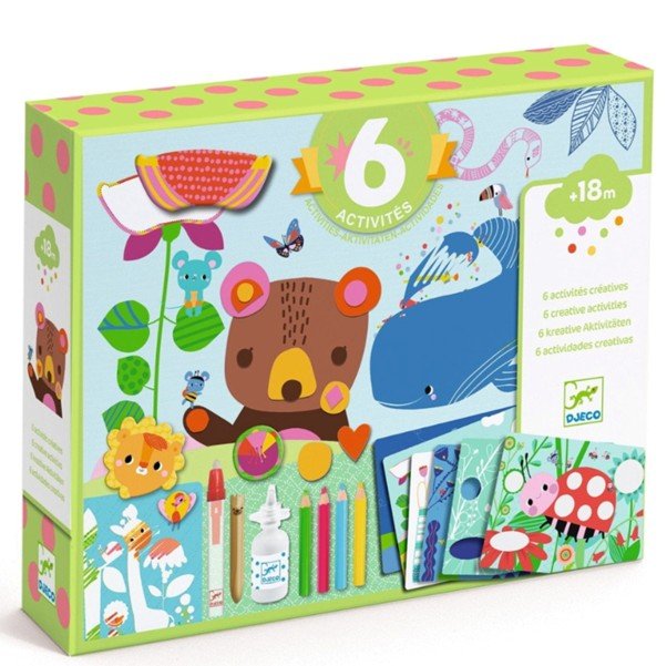 Djeco Zestaw artystyczny dla dzieci 6w1 Myszka i Przyjaciele