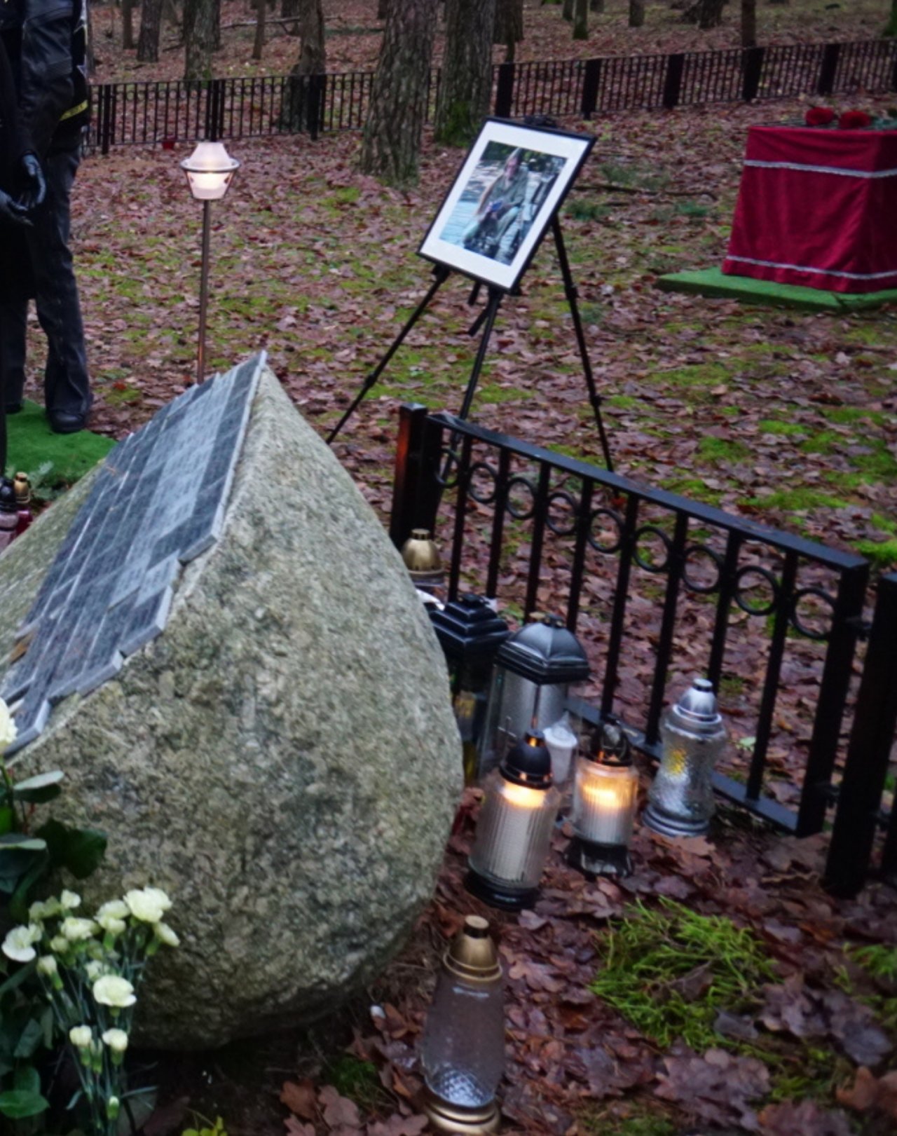 Pogrzeb męża Małgorzaty Ostrowskiej