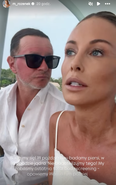 Malgorzata Rozenek i Radosław Majdan