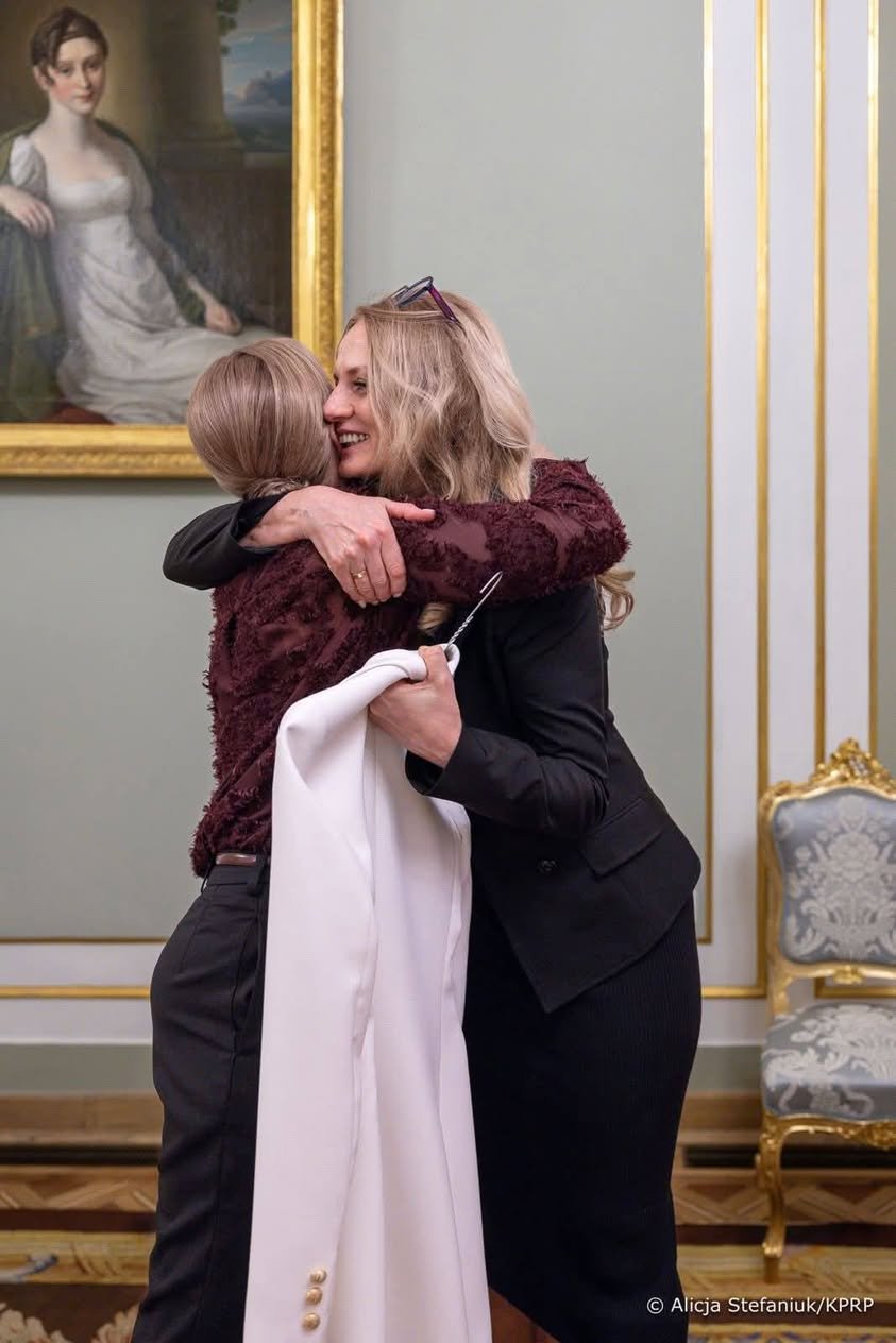 Marta Nawrocka i Anna Krupka