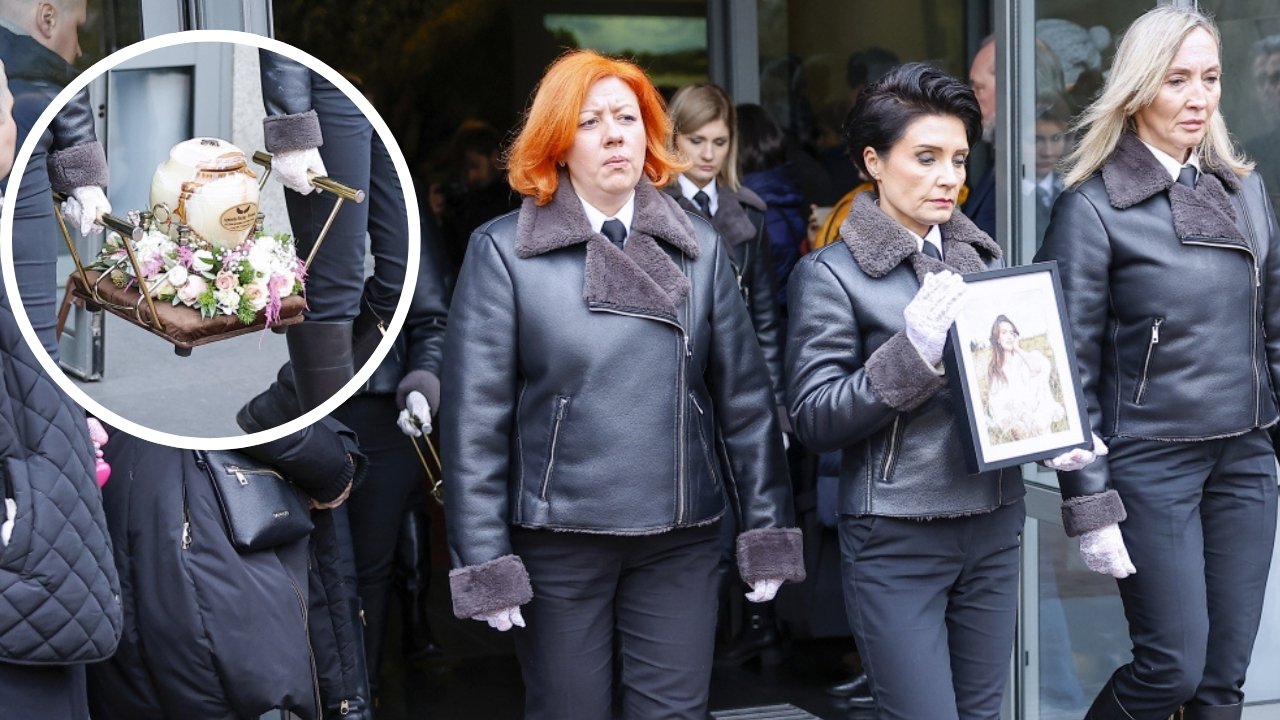 Urnę z prochami Agnieszki Maciąg niosły same kobiety. Widok chwyta za serce [galeria]