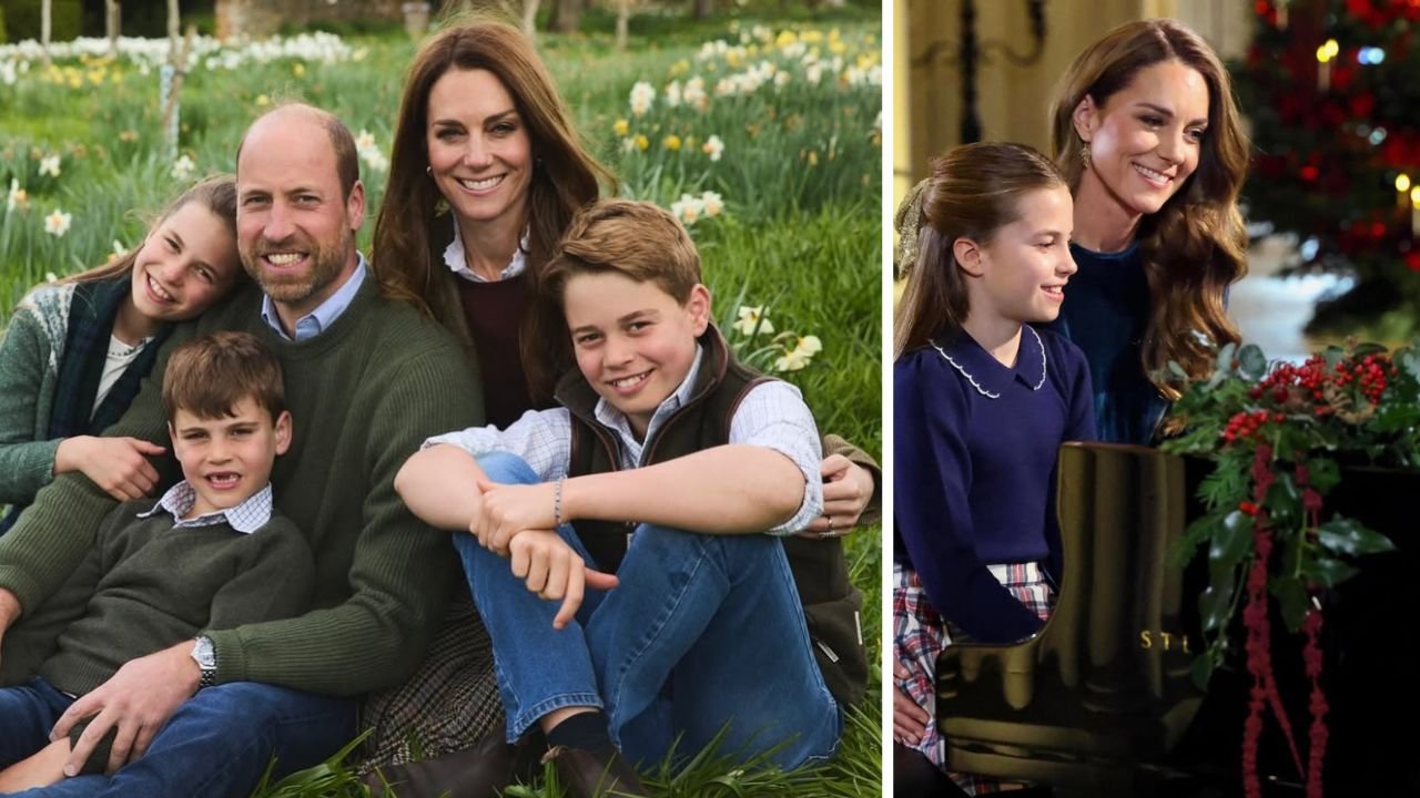 Księżna Kate i 10-letnia Charlotte przy fortepianie. Ten duet to najpiękniejszy symbol świąt [wideo]