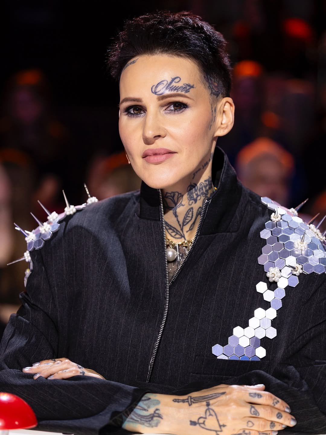 Agnieszka Chylińska w studiu Mam talent