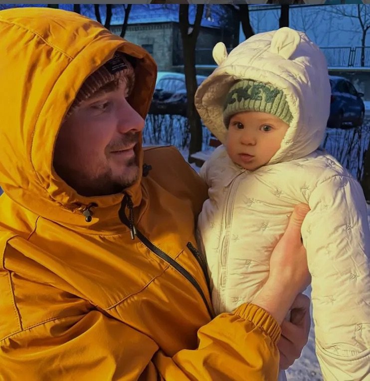 Daniel Martyniuk z synem