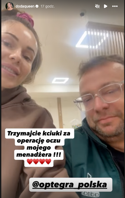 Doda i Rafał Bogacz w szpitalu przed operacją oczu Rafiego