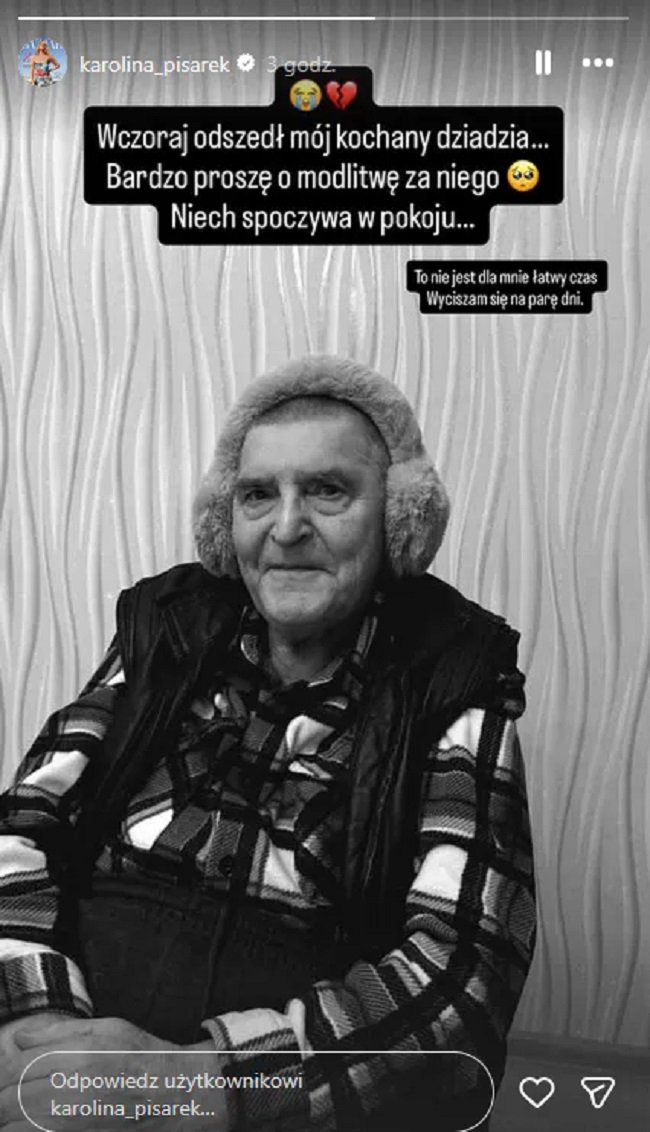 dziadek karoliny pisarek