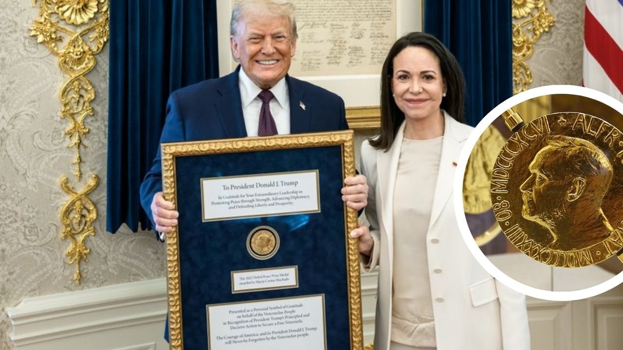 Maria Corina Machado oddaje swoją Pokojową Nagrodę Nobla Donaldowi Trumpowi