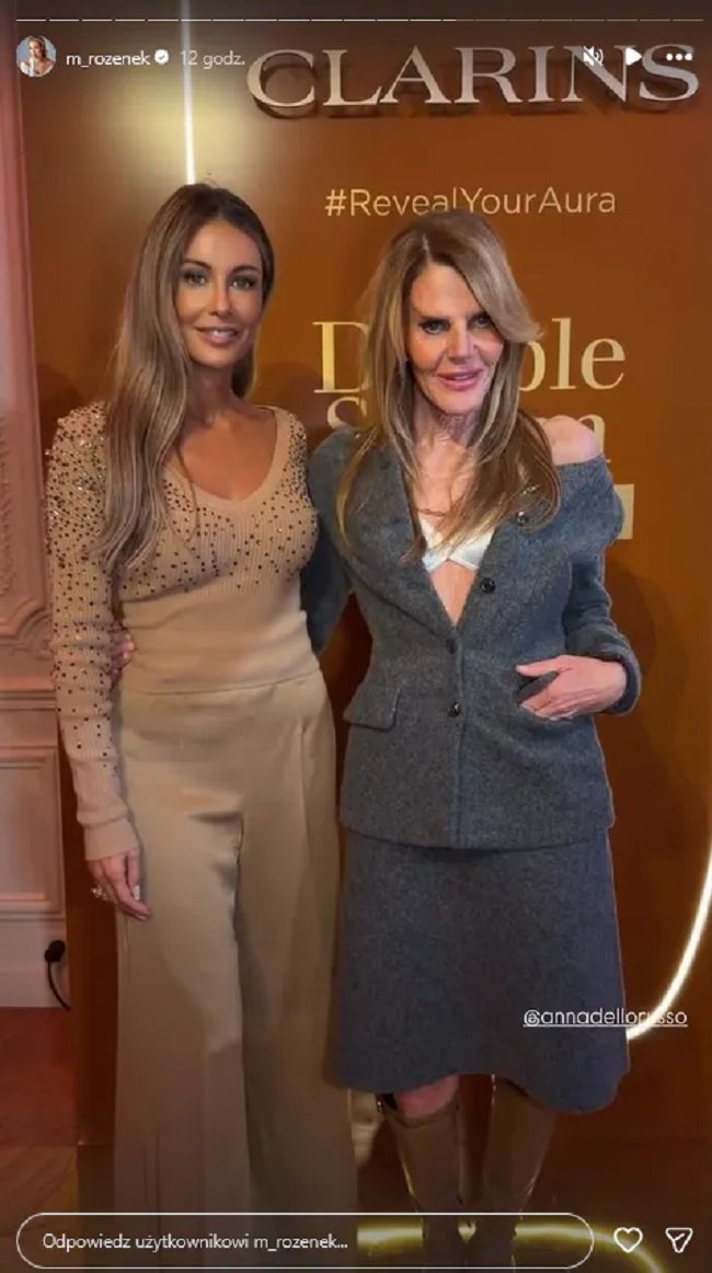 małgorzata rozenek w beżowej sukience