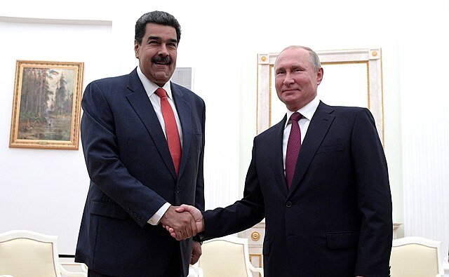 Nicolas Maduro i Władymyr Putin