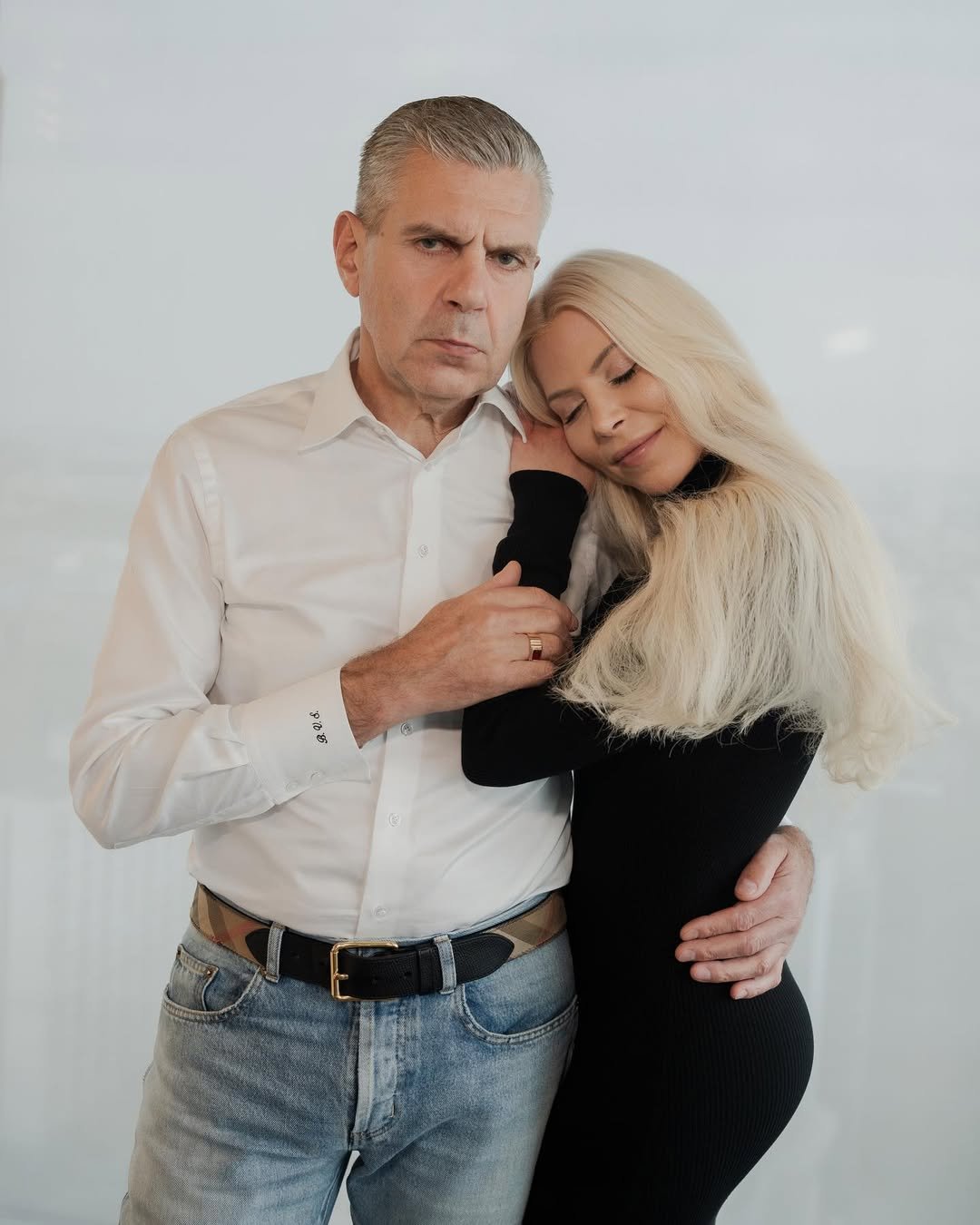 Julia von Stein z ojcem Bogdanem Steinhoffem 