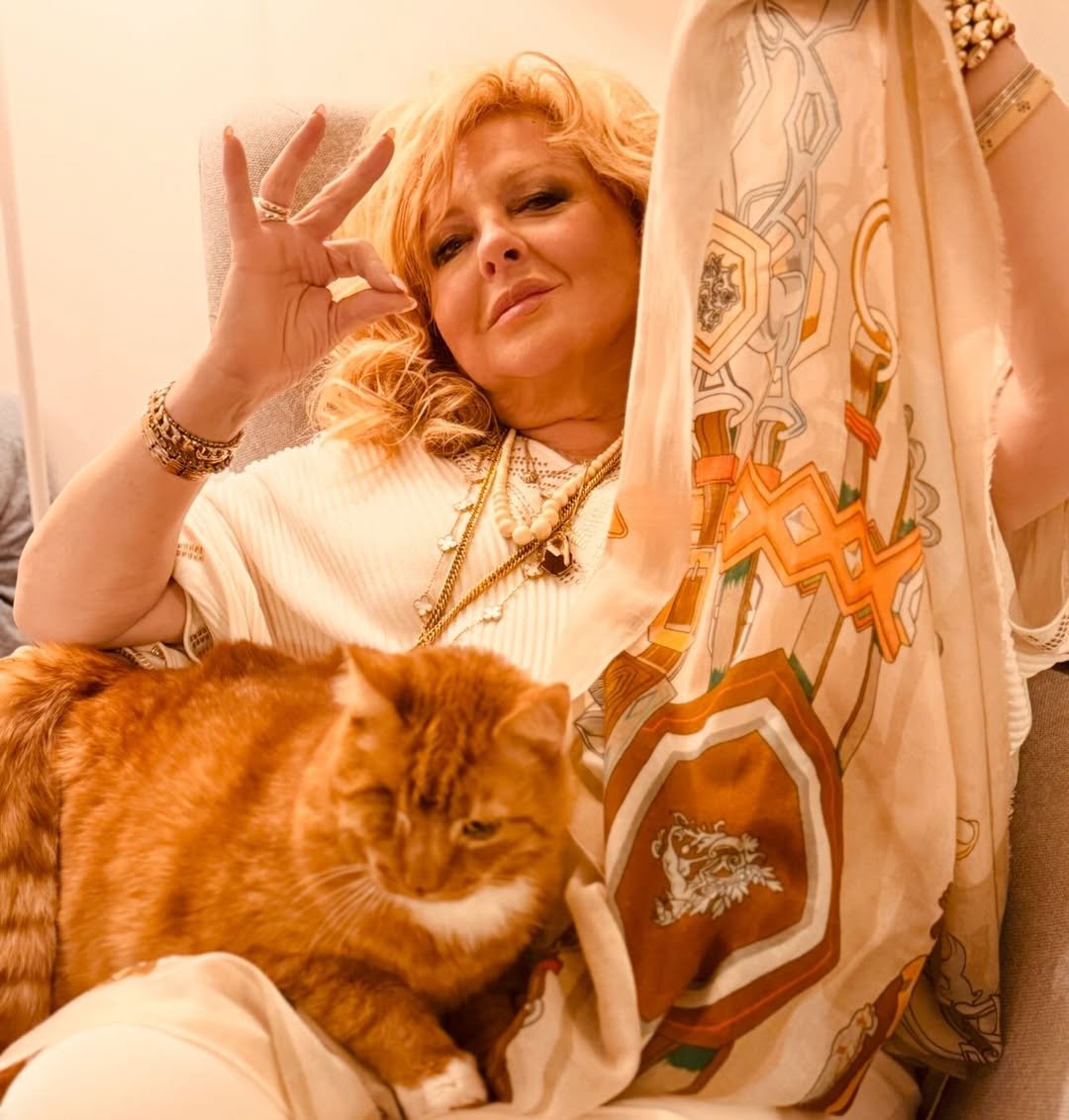 Magda Gessler z kotem