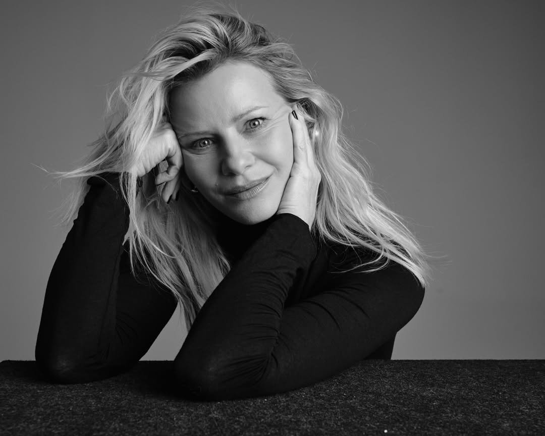 małgorzata kożuchowska na czarnobiałym zdjęciu