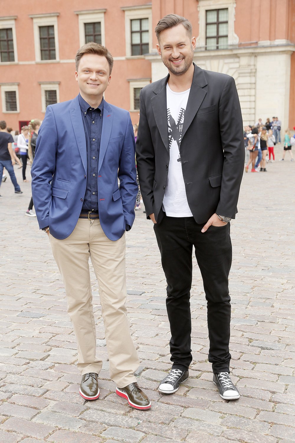 Marcin Prokop i Szymon Hołownia na starym zdjęciu