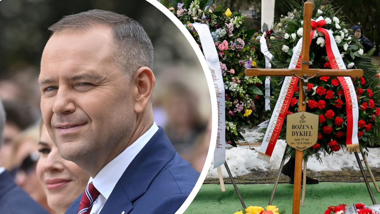 Wymowny gest prezydenta Karola Nawrockiego na pogrzebie Bożeny Dykiel. Jeden szczegół sprawił, że żałobnicy zamarli