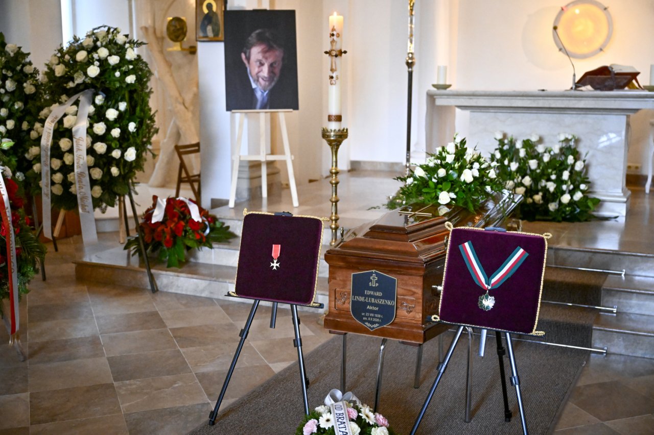 pogrzeb Edwarda Linde-Lubaszenki