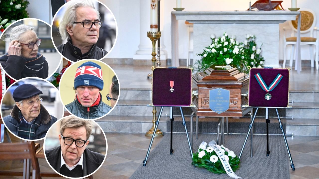 Pogrzeb Edwarda Linde-Lubaszenki. Tak tłum gwiazd i fanów pożegnał wybitnego aktora