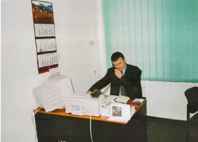 Rafał Brzoska na archiwalnym zdjęciu