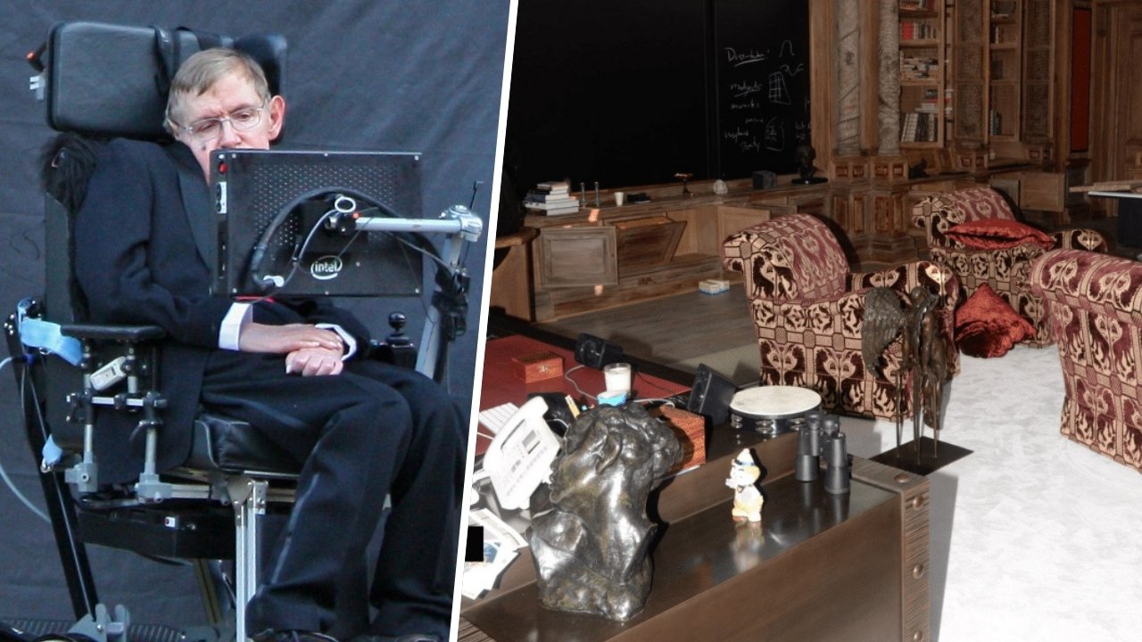 Szokujące zdjęcie Stephena Hawkinga z wyspy Epsteina wyciekło do sieci [galeria]