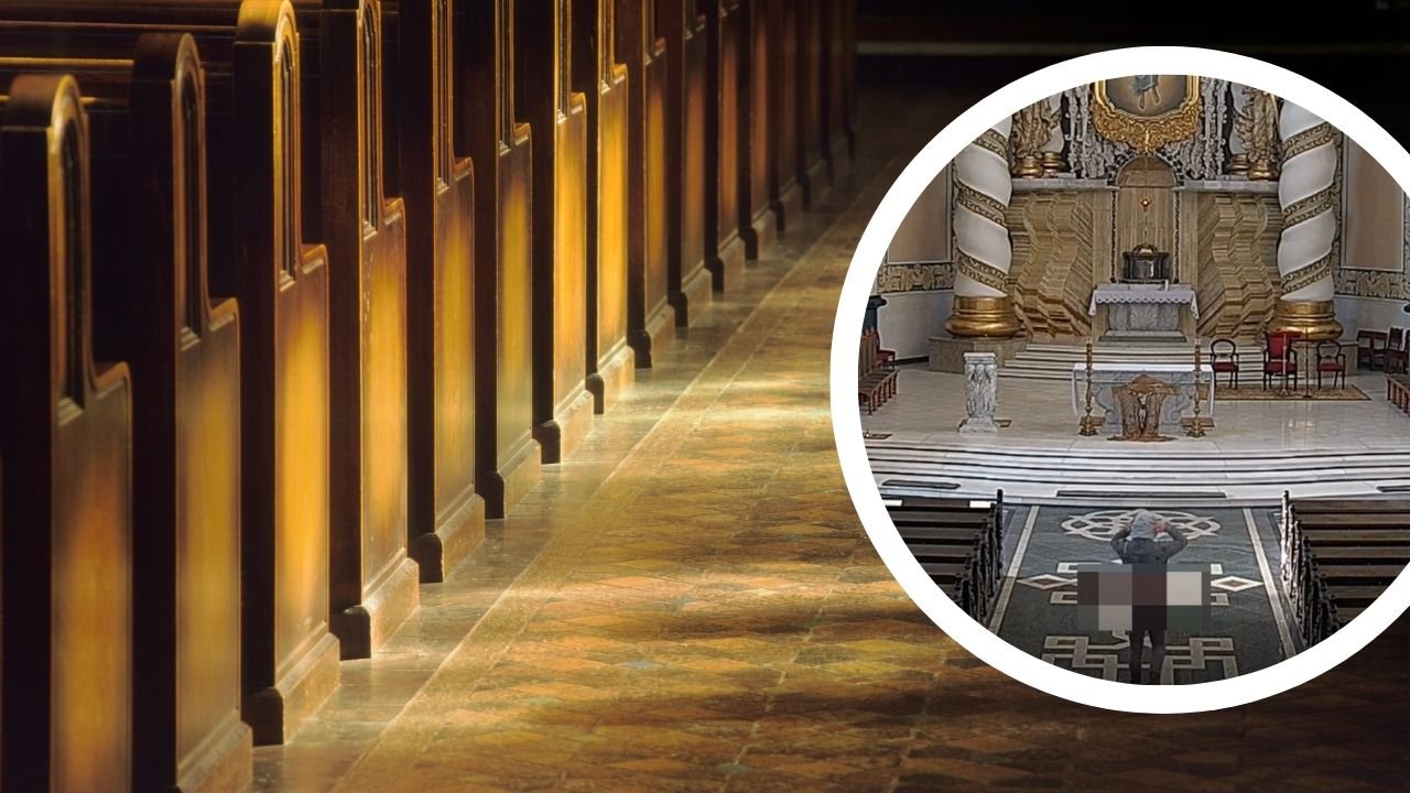 Szokujące sceny w kościele. Opluł ołtarz i rzucił krzyżem w tabernakulum. "Zostawiał listy pełne nienawiści"