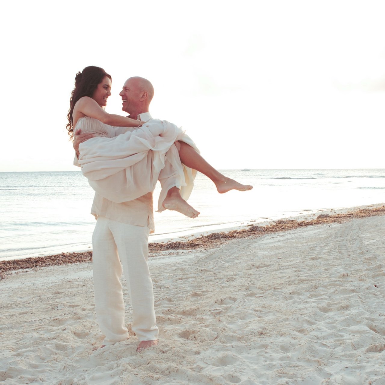 Bruce Willis z żoną