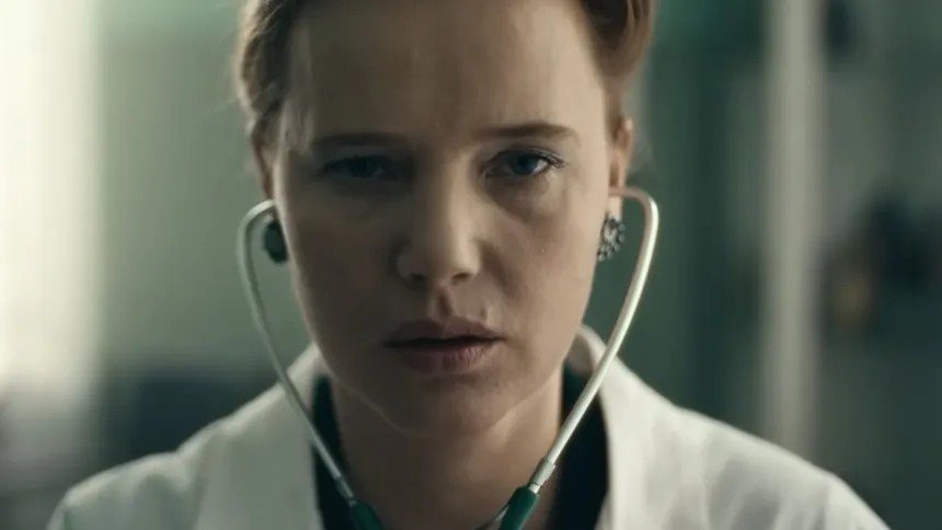 Joanna Kulig, kadr z serialu "Ołowiane dzieci"