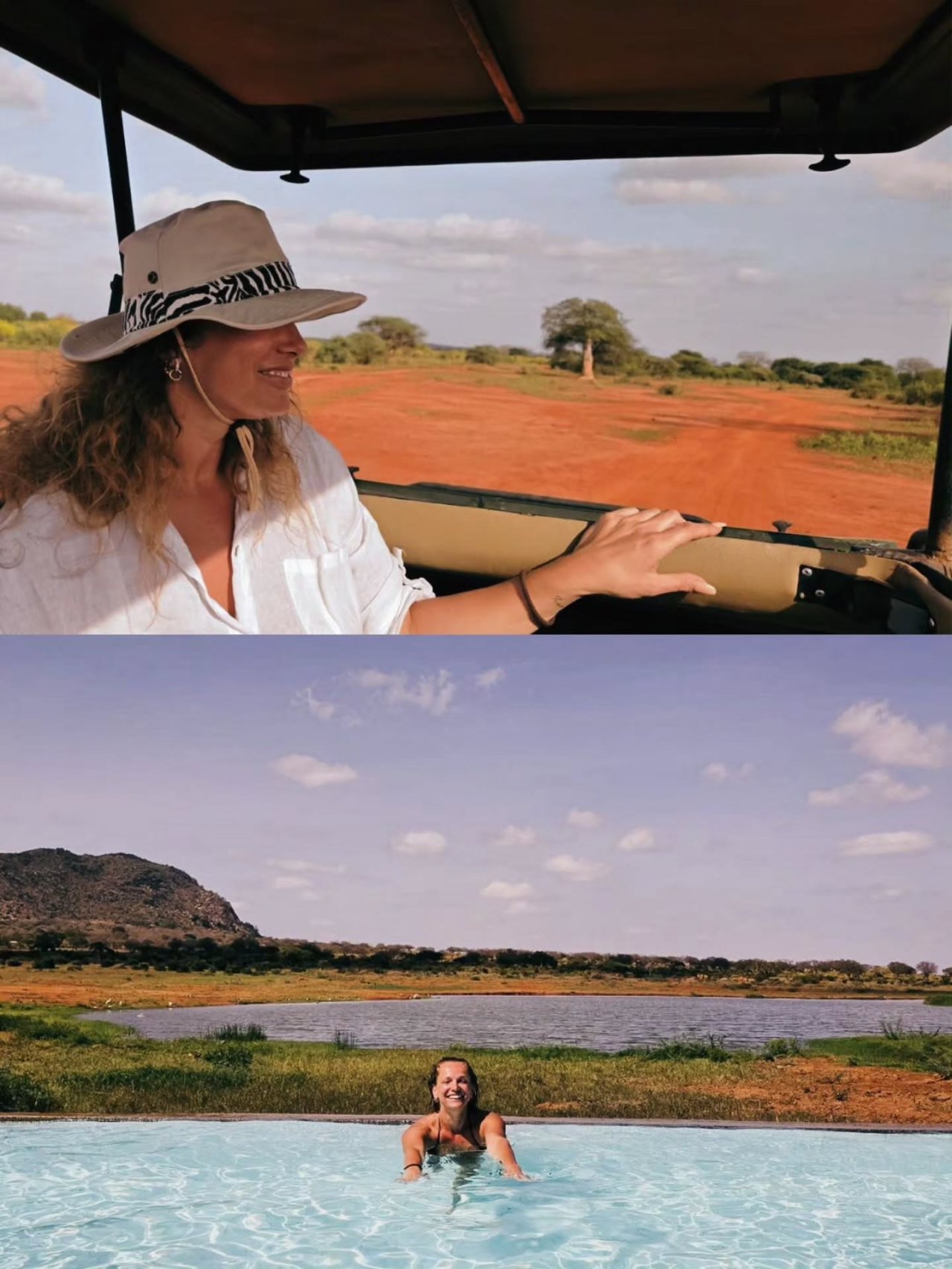 Joanna Liszowska na zdjęciach z wakacji