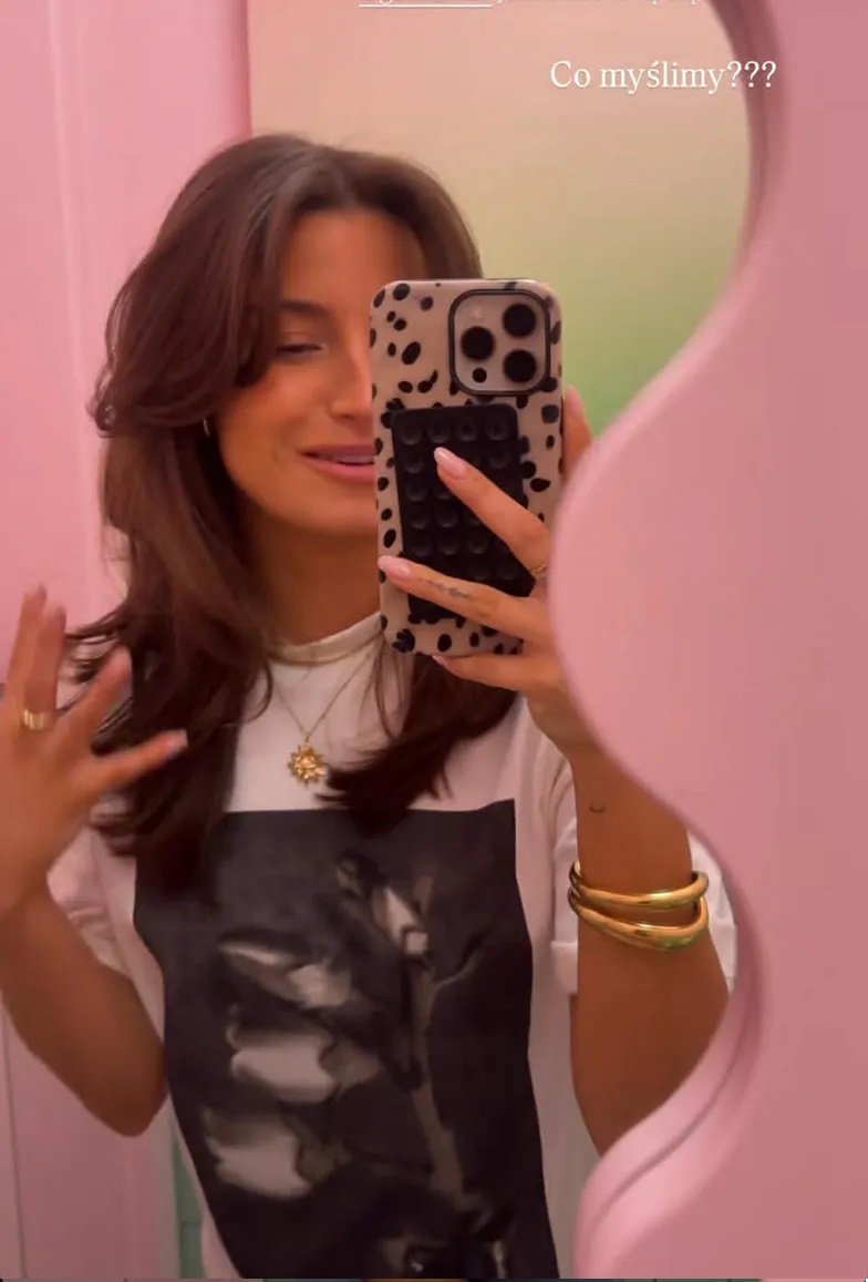 julia wieniawa z grzywką