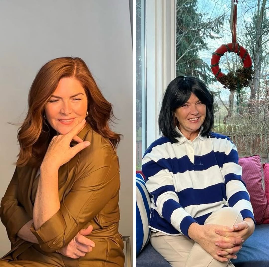 katarzyna dowbor w czarnych włosach