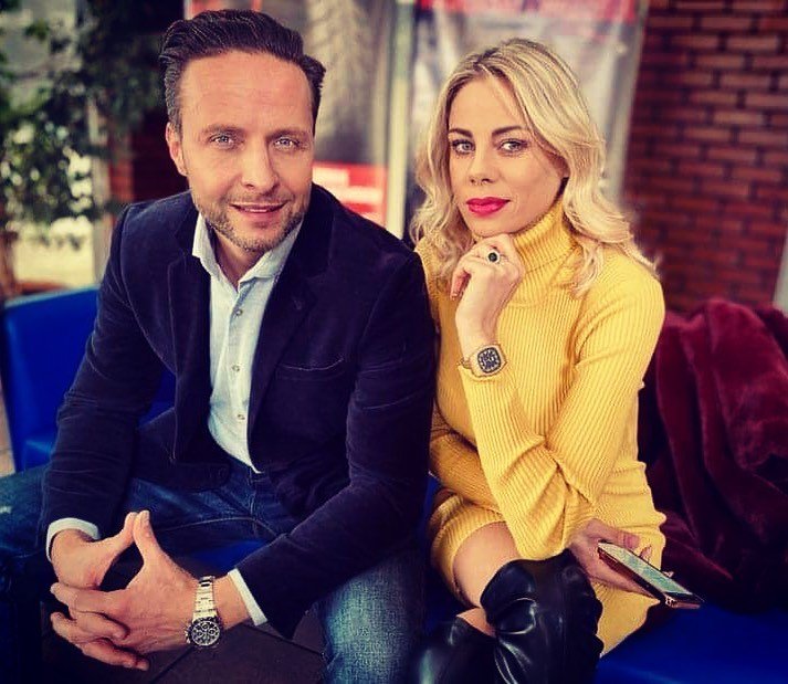 Magda Modra z mężem