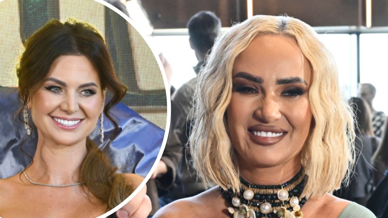 Rozgogolone celebrytki promują "Królową przetrwania": Rutkowski z pękającym dekoltem, a Macudzińska ze sterczącymi atutami