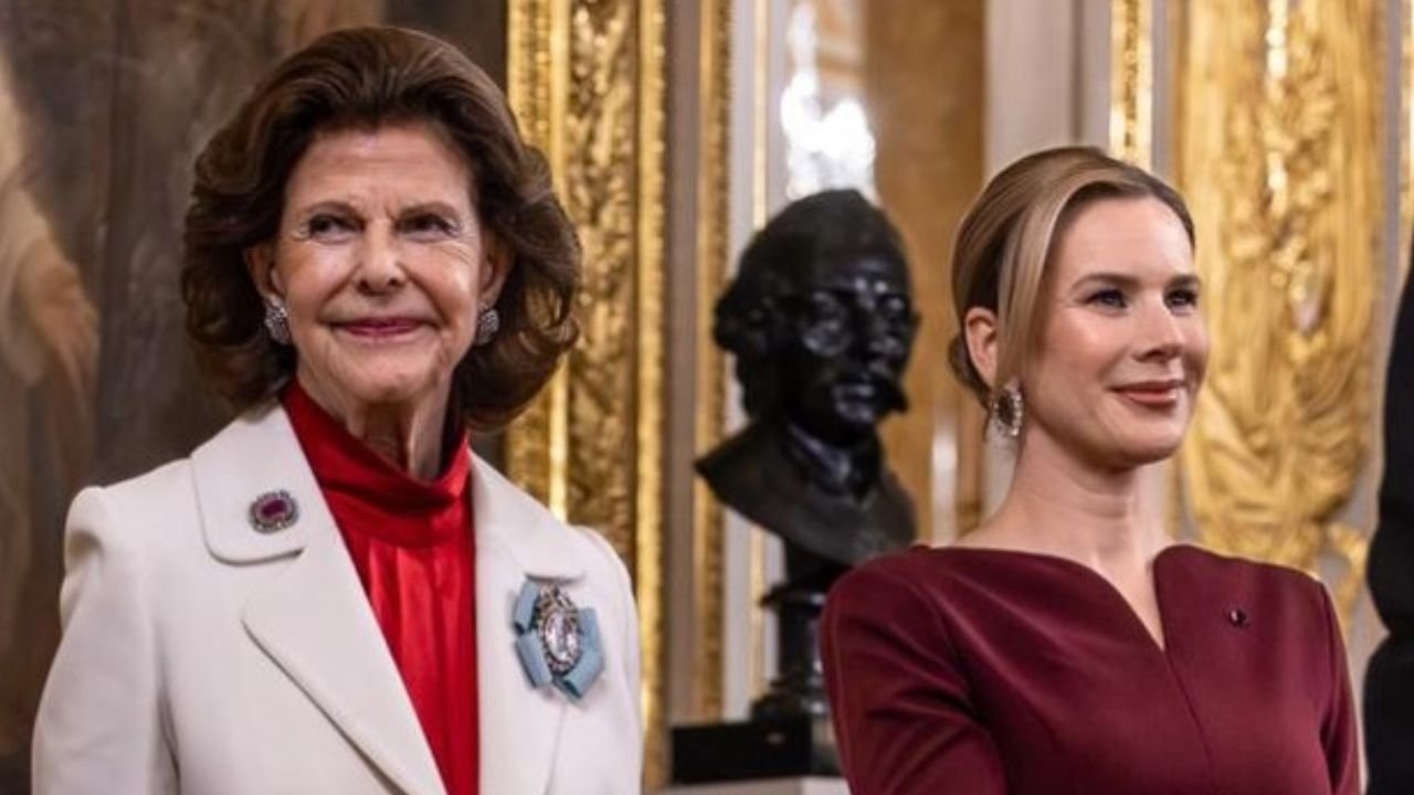 Marta Nawrocka skradła show na spotkaniu z królem. Projektant patrzy na jeden szczegół: "Wrażenie kostiumowe" [zdjęcia]