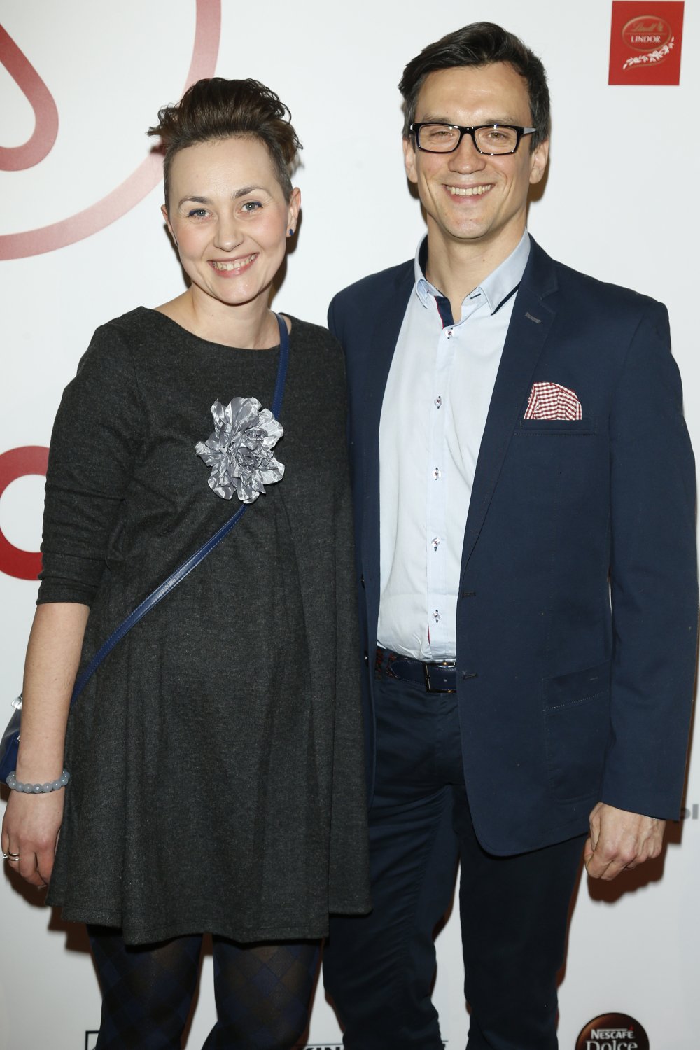 Michał Czarnecki na archiwalnym zdjęciu z żoną