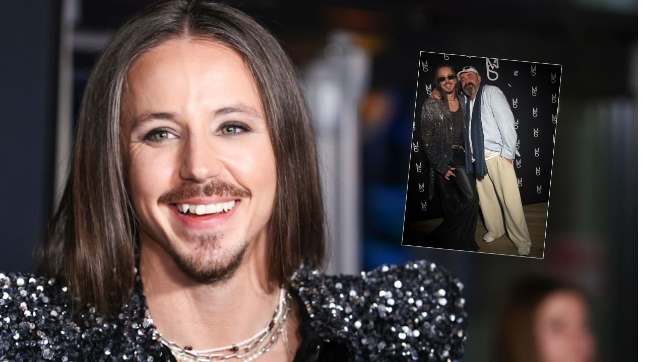 Rzadki widok: Michał Szpak pokazał zdjęcia z tatą. Pan Andrzej to totalne przeciwieństwo znanego syna