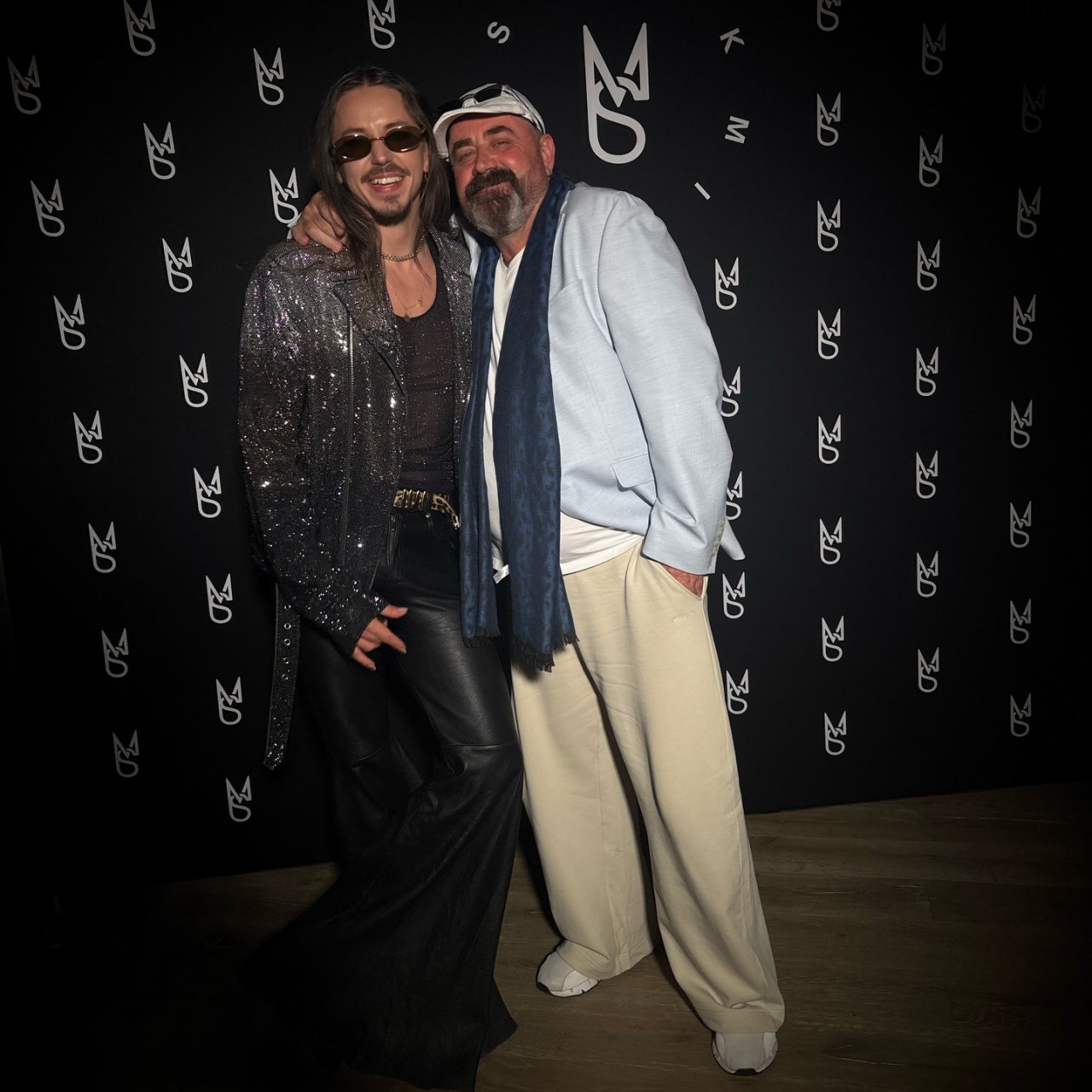 Michał Szpak z tatą