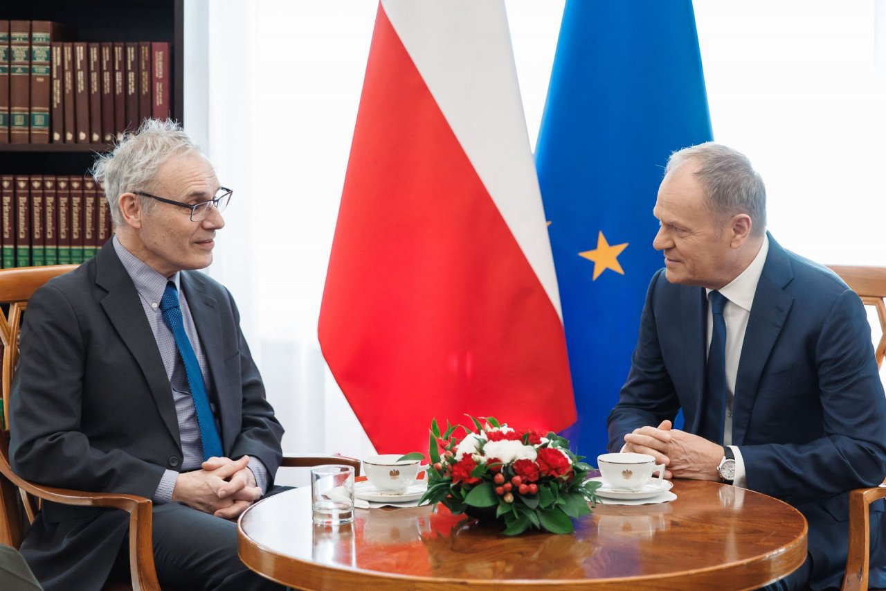 Prof. Victro Ambros z wizytą u Donalda Tuska