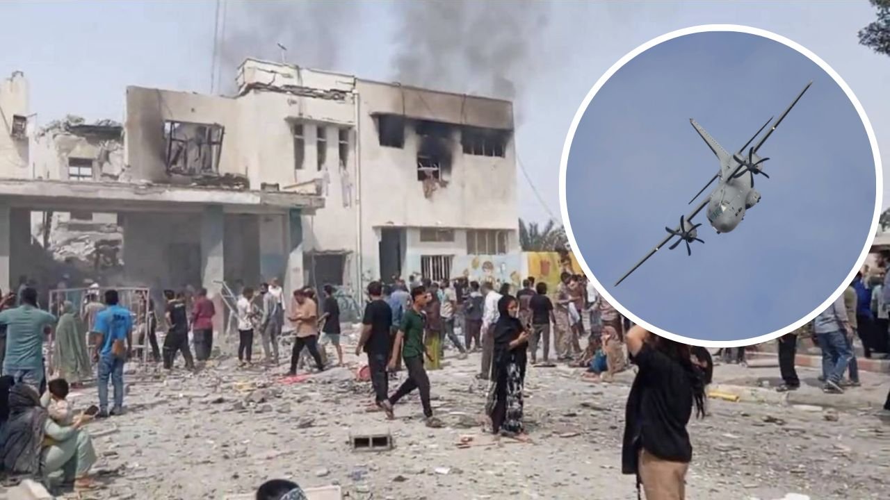 atak w Iranie, w miniaturze samolot wojskowy