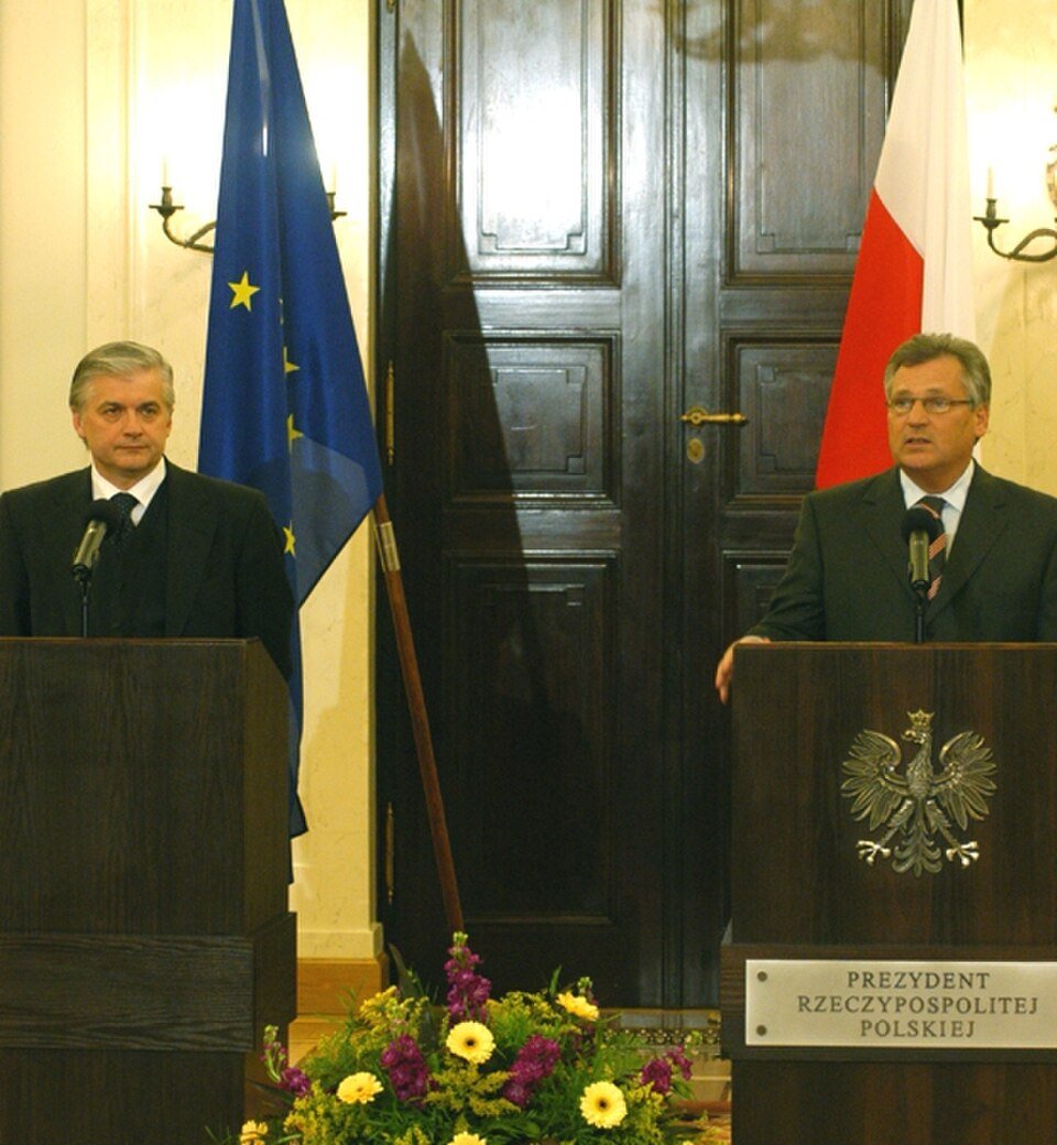 Włodzimierz Cimoszewicz i Aleksander Kwaśniewski, 2005 rok