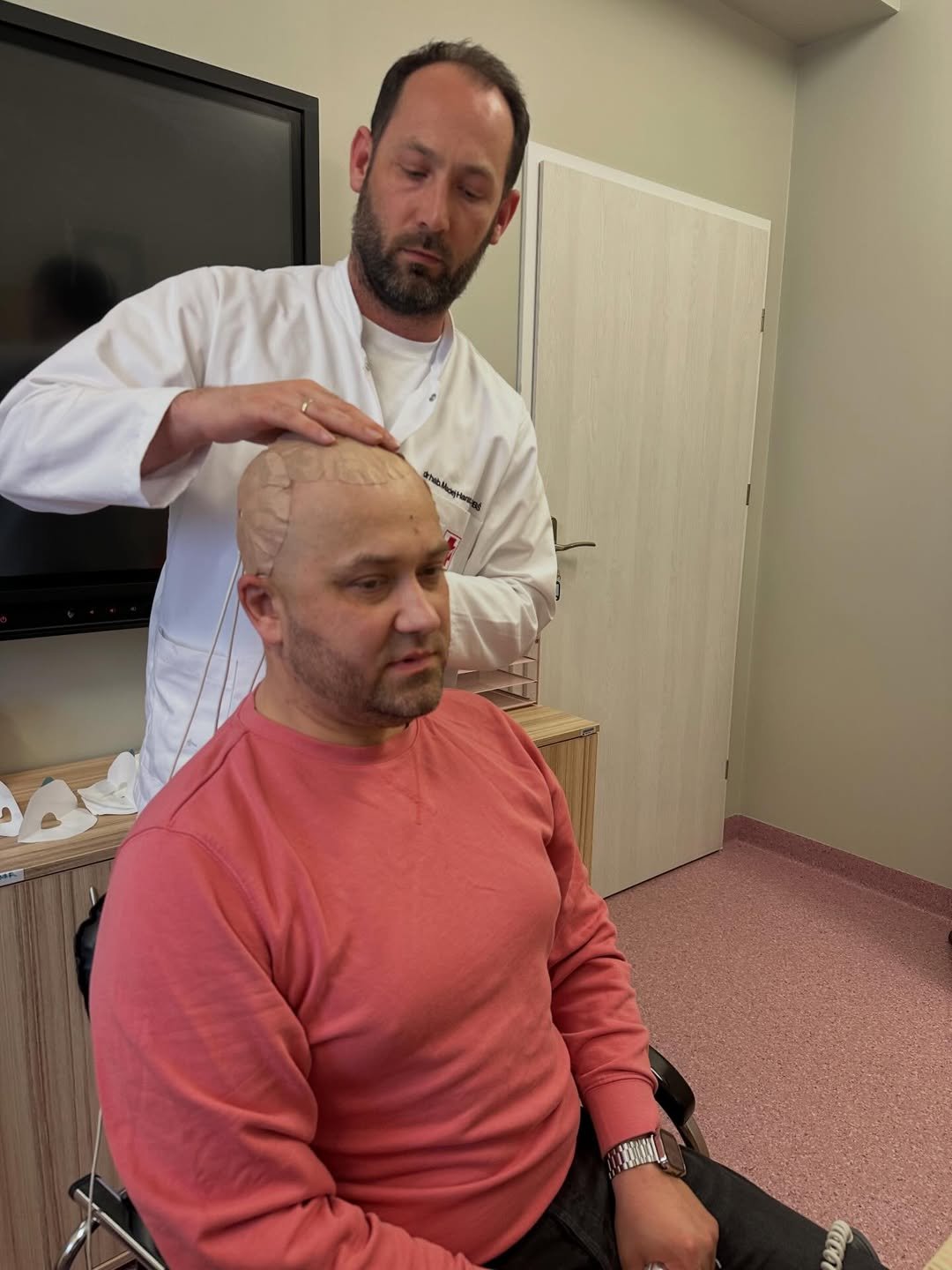 adrian szymaniak z lekarzem