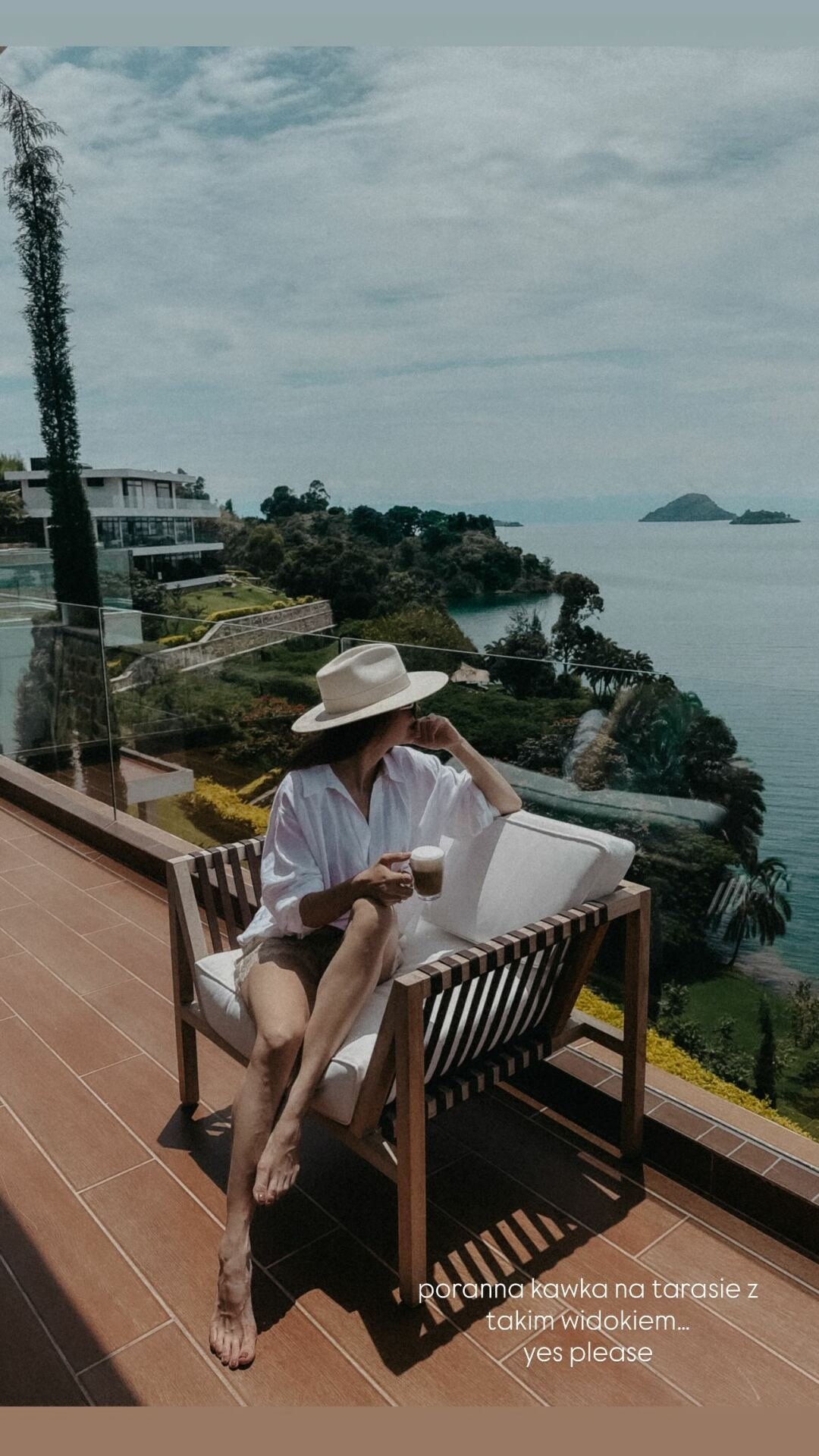 Anna Wendzikowska na wakacjach