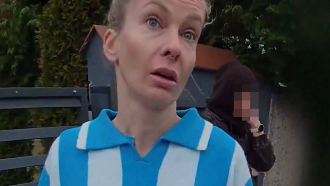 Edycie Pazurze puściły nerwy pod szkołą córki. Oskarżyła mężczyznę o najgorsze. Wszystko się nagrało [wideo]