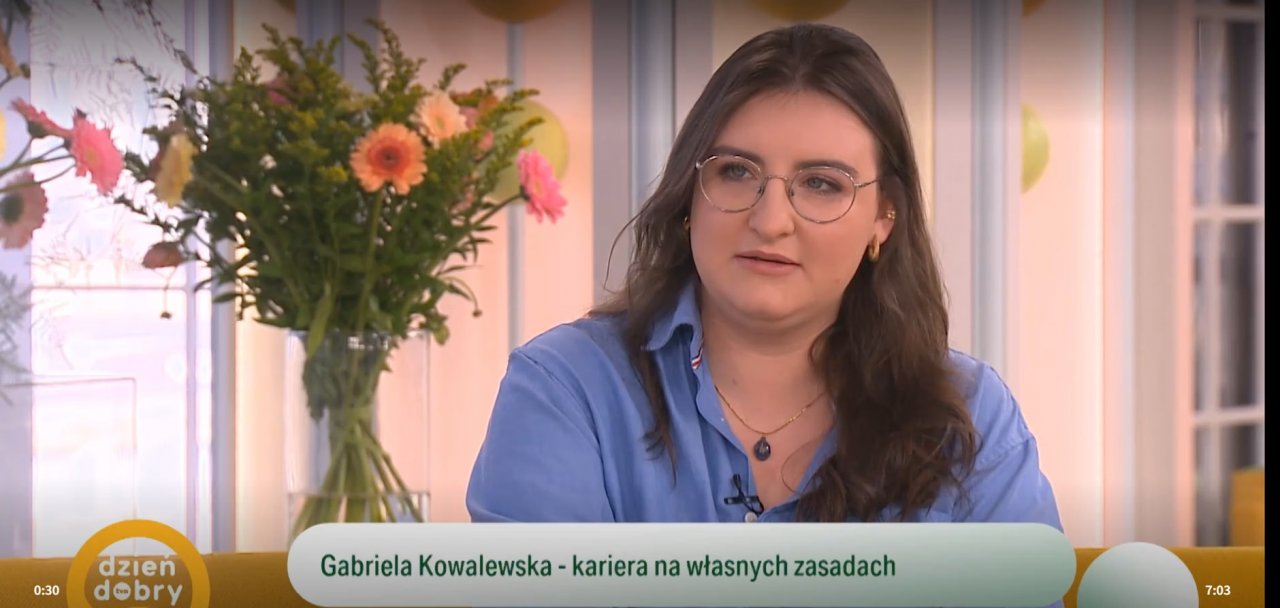 Gabriela Kowalewska w telewizji śniadaniowej